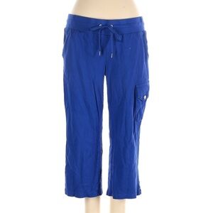 Lauren Ralph Lauren Vibrant Blue Cargo Active  Capris.